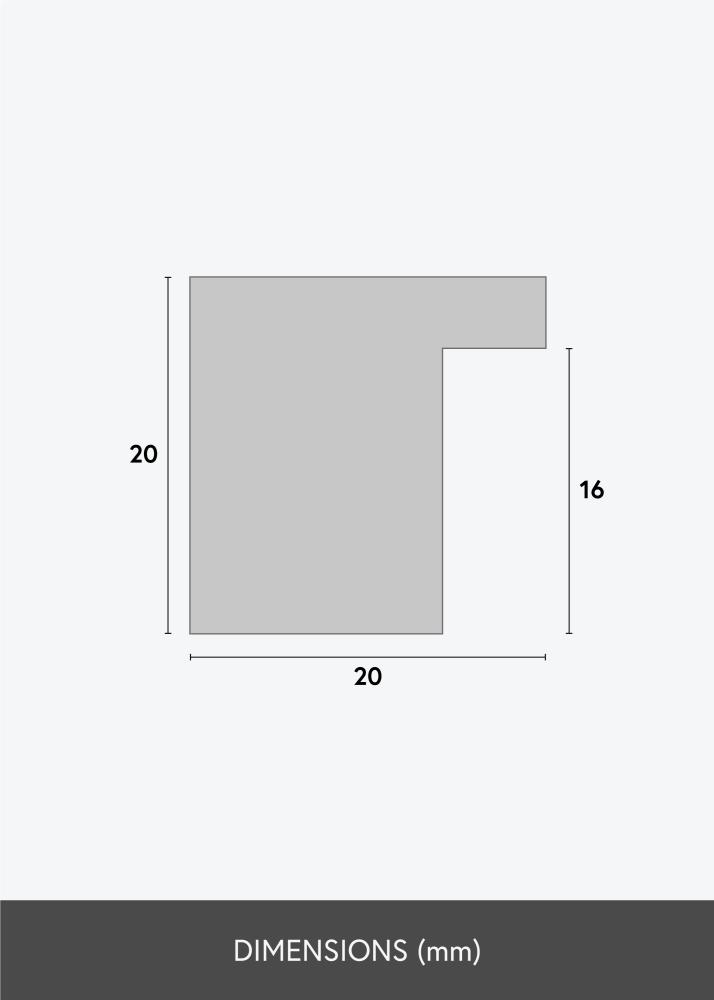 Ramverkstad Kader Devon Zilver - Formaat naar keuze