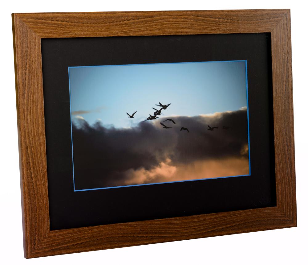 Egen tillverkning - Passepartouter Passe-partout Zwart (Blauwe kern) - Op maat gemaakt