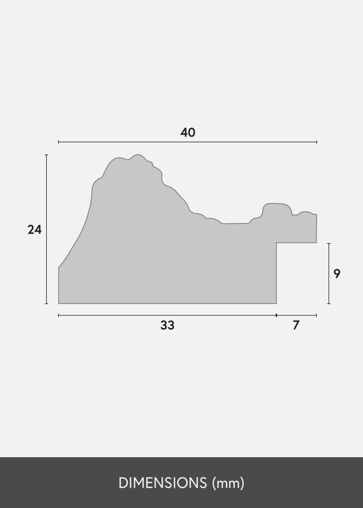 BGA Kader Ornate Acrylglas Goud 70x100 cm