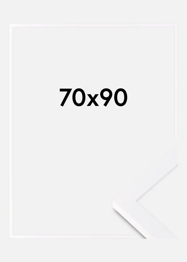 BGA Kader Selection Acrylglas Wit 70x90 cm