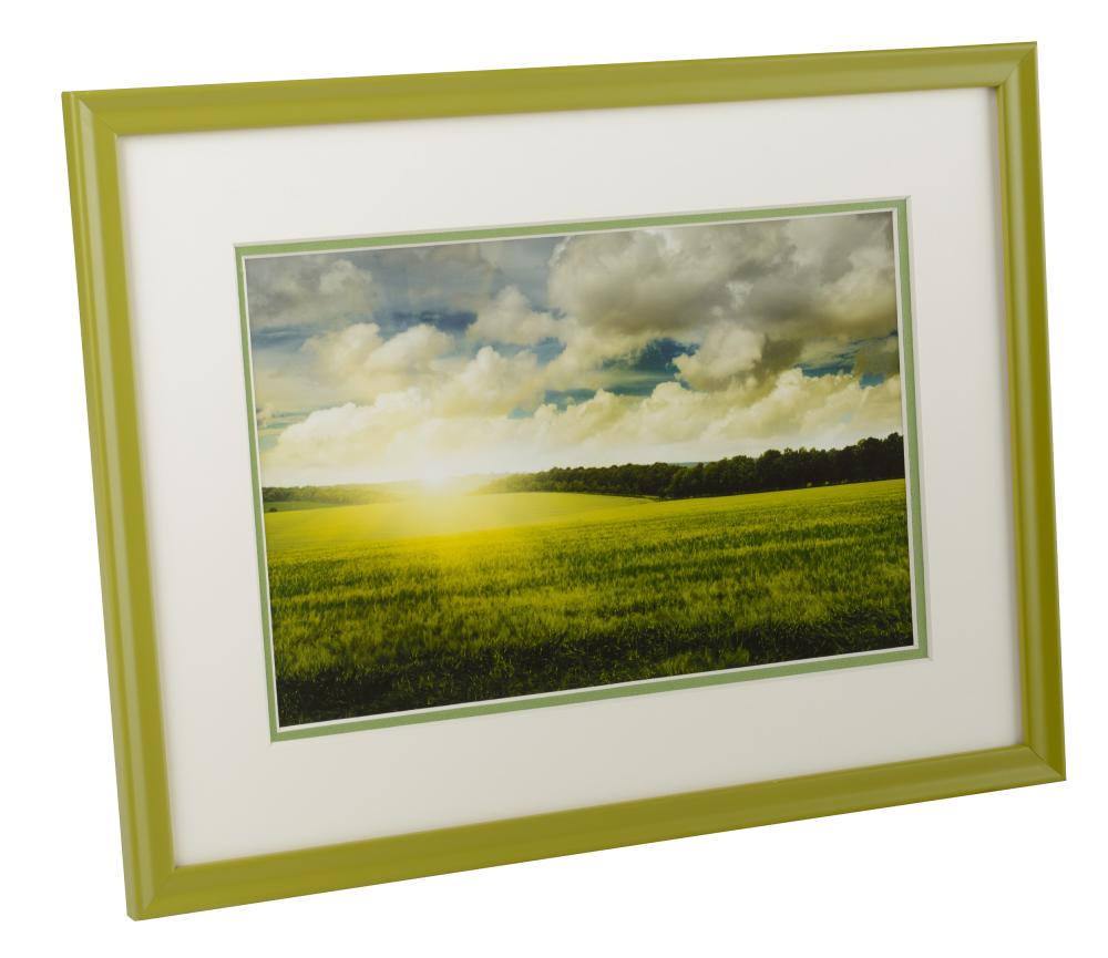 Egen tillverkning - Passepartouter Passe-partout twee lagen - Wit/Groen