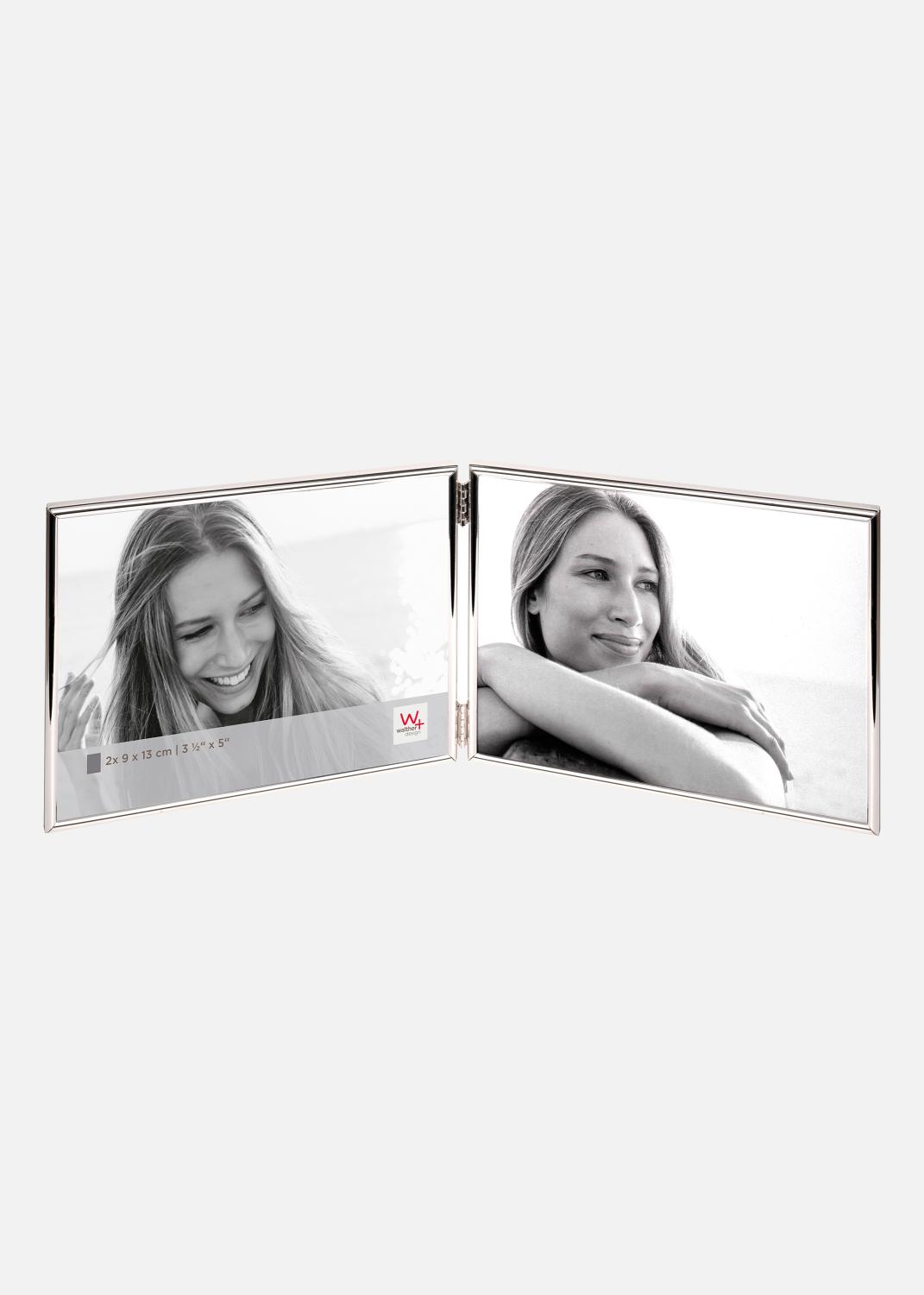 Product Image for Chloe Opvouwbaar Kader II Zilver 9x13 cm - 2 Foto's
