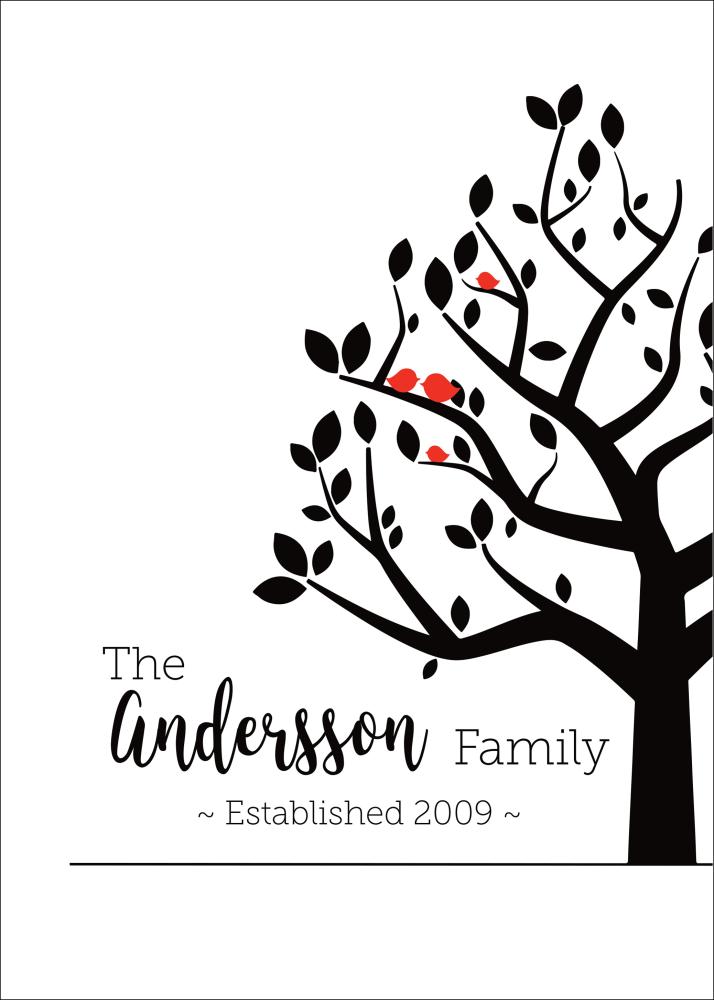 Personlig poster Family Tree I