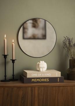 KAILA KAILA Round Mirror - Thin Black 40 cm Ø