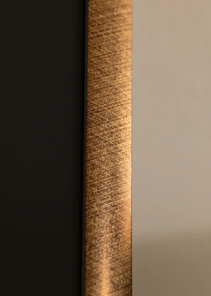 Ram med passepartou Kader New Lifestyle Brons 60x80 cm - Passe-partout Zwart 50x70 cm