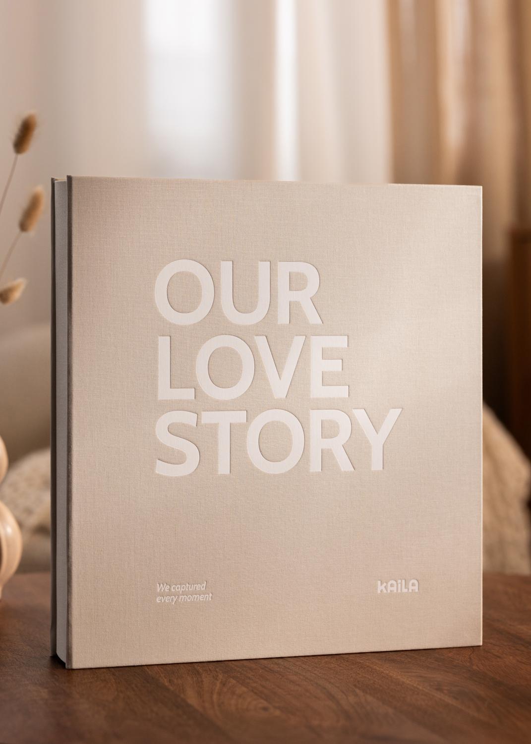 Product Image for KAILA Fotoalbum ONZE LIEFDE VERHAAL Crème - 600 foto's in 10x15 cm