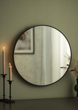 KAILA KAILA Round Mirror - Edge Black 60 cm Ø