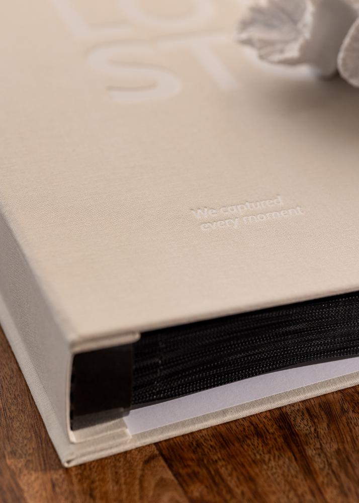 ID Factory KAILA Fotoalbum ONZE LIEFDE VERHAAL Crème - 600 foto's in 10x15 cm