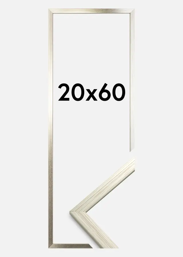Galleri 1 Kader Edsbyn Acrylglas Zilver 20x60 cm
