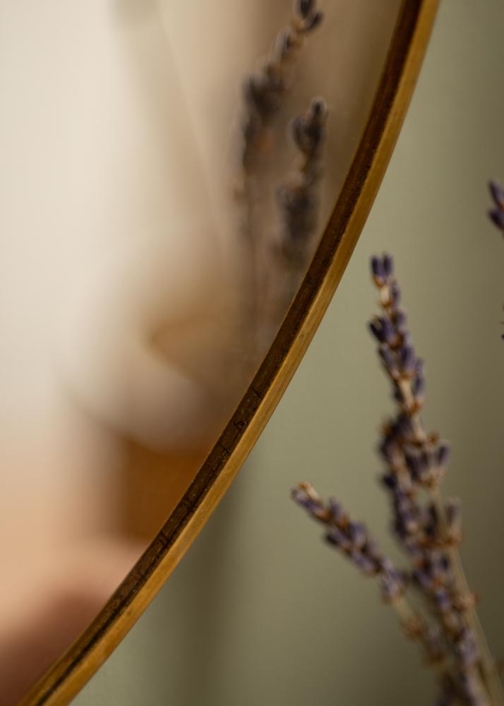 House Doctor Spiegel House Doctor The Loop Messing 32 cm Ø