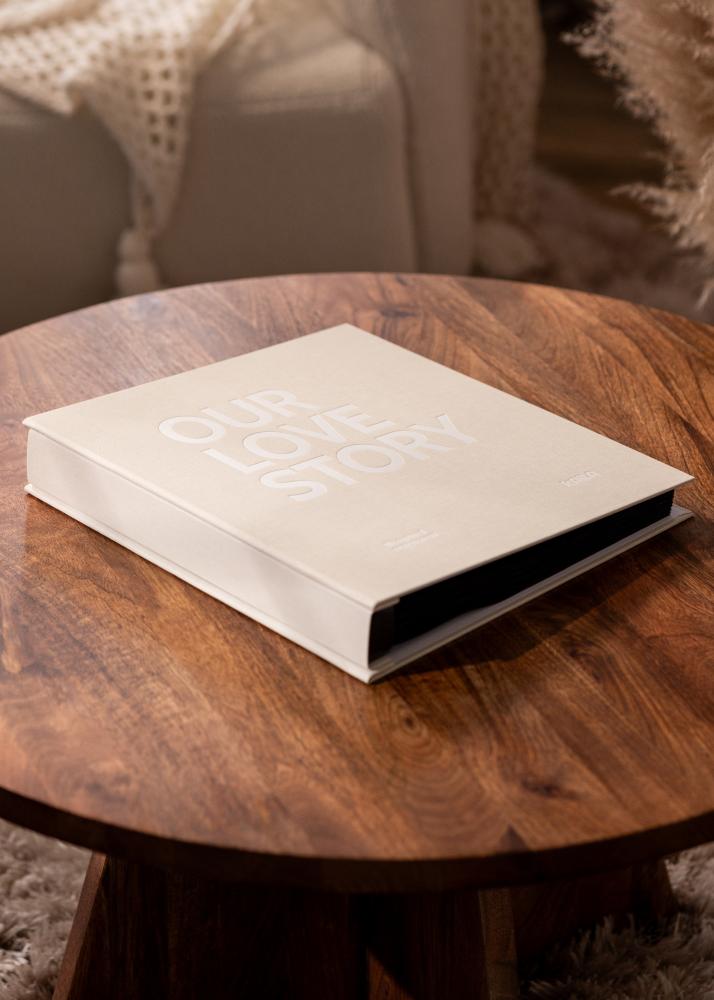 ID Factory KAILA Fotoalbum ONZE LIEFDE VERHAAL Crème - 600 foto's in 10x15 cm