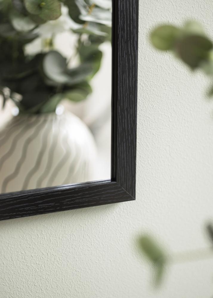 BGA Spiegel Overdoor Zwart 34x126 cm