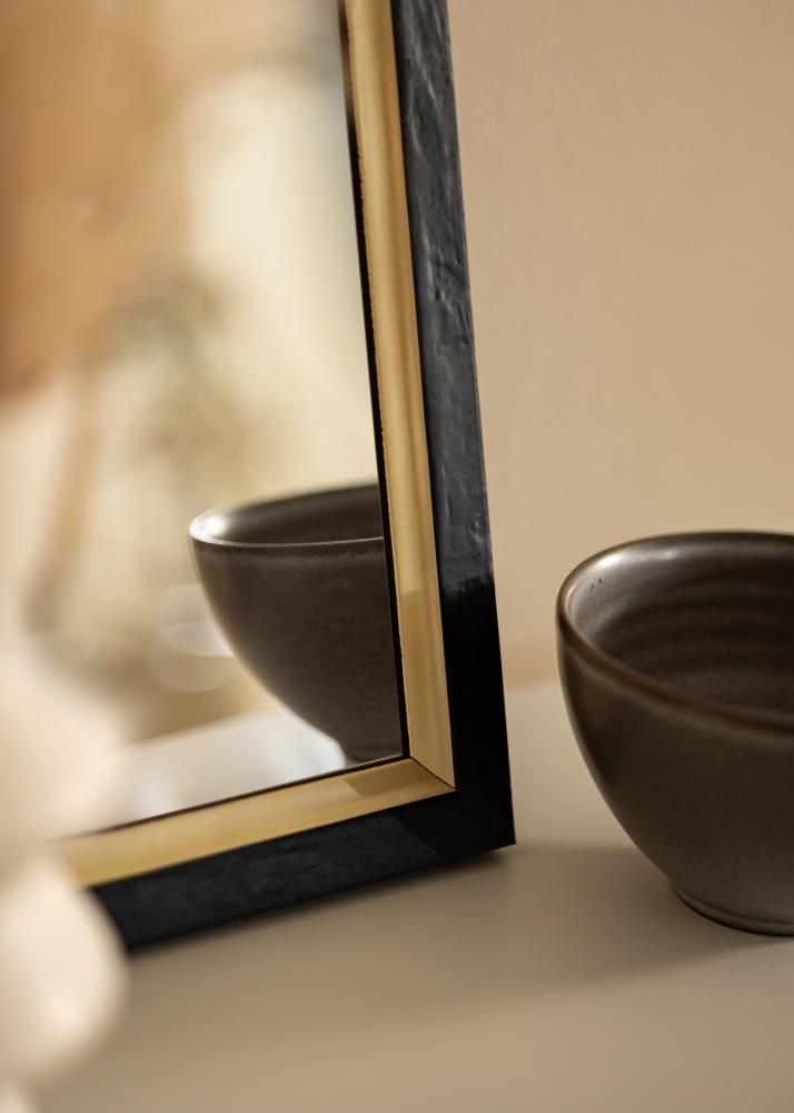 Ramverkstad Spiegel Leonie Zwart - Eigen afmetingen