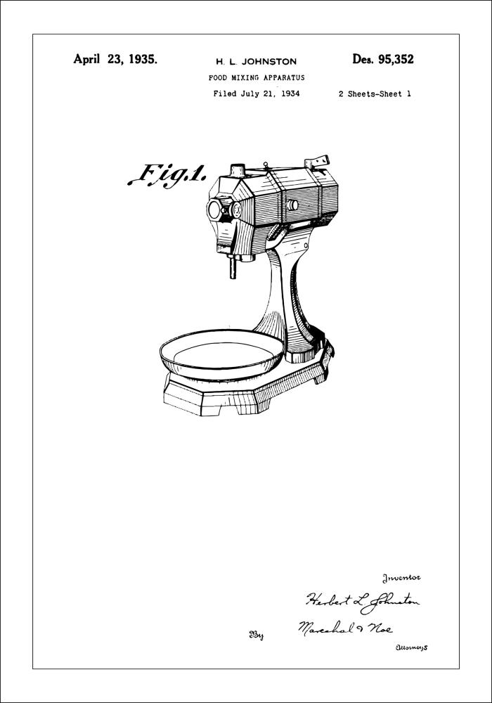 Bildverkstad Patenttekening - Mixer I