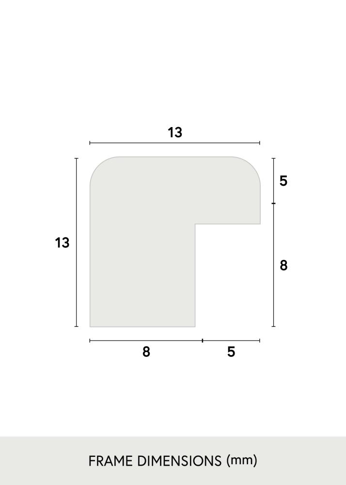 Artlink Kader Kaspar Acrylglas Zwart 14x18 inches (35,56x45,72 cm)