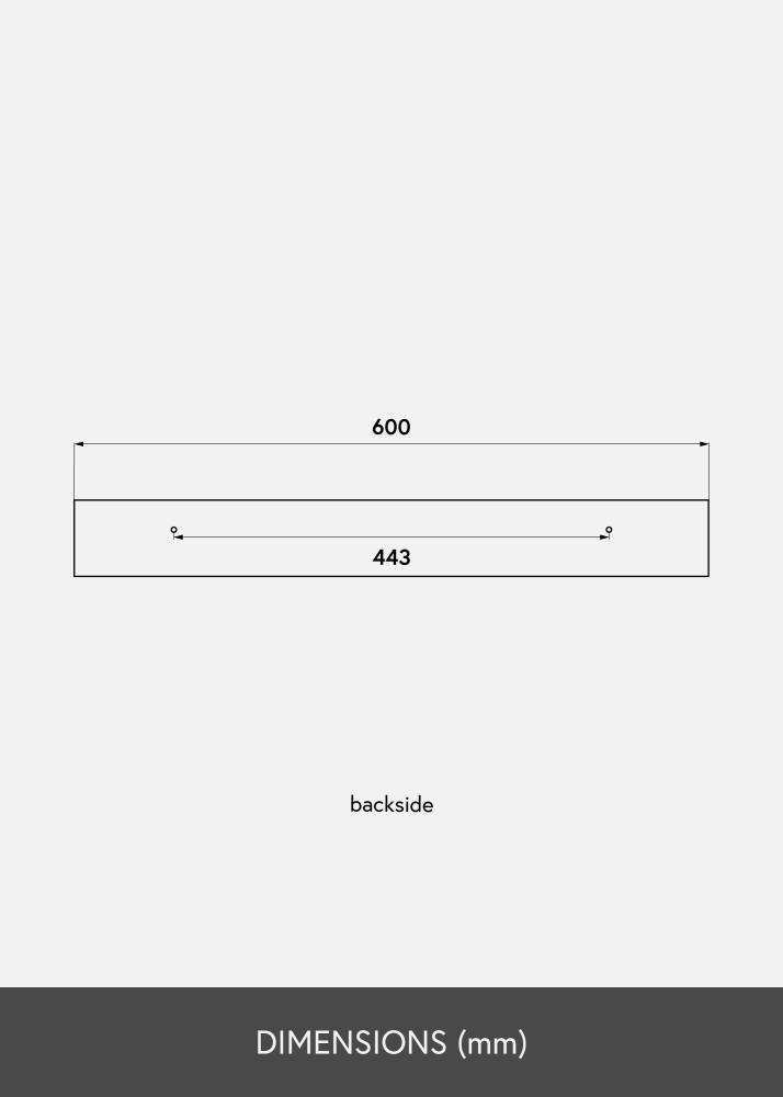 KAILA KAILA Fotoplank Zwart 60 cm