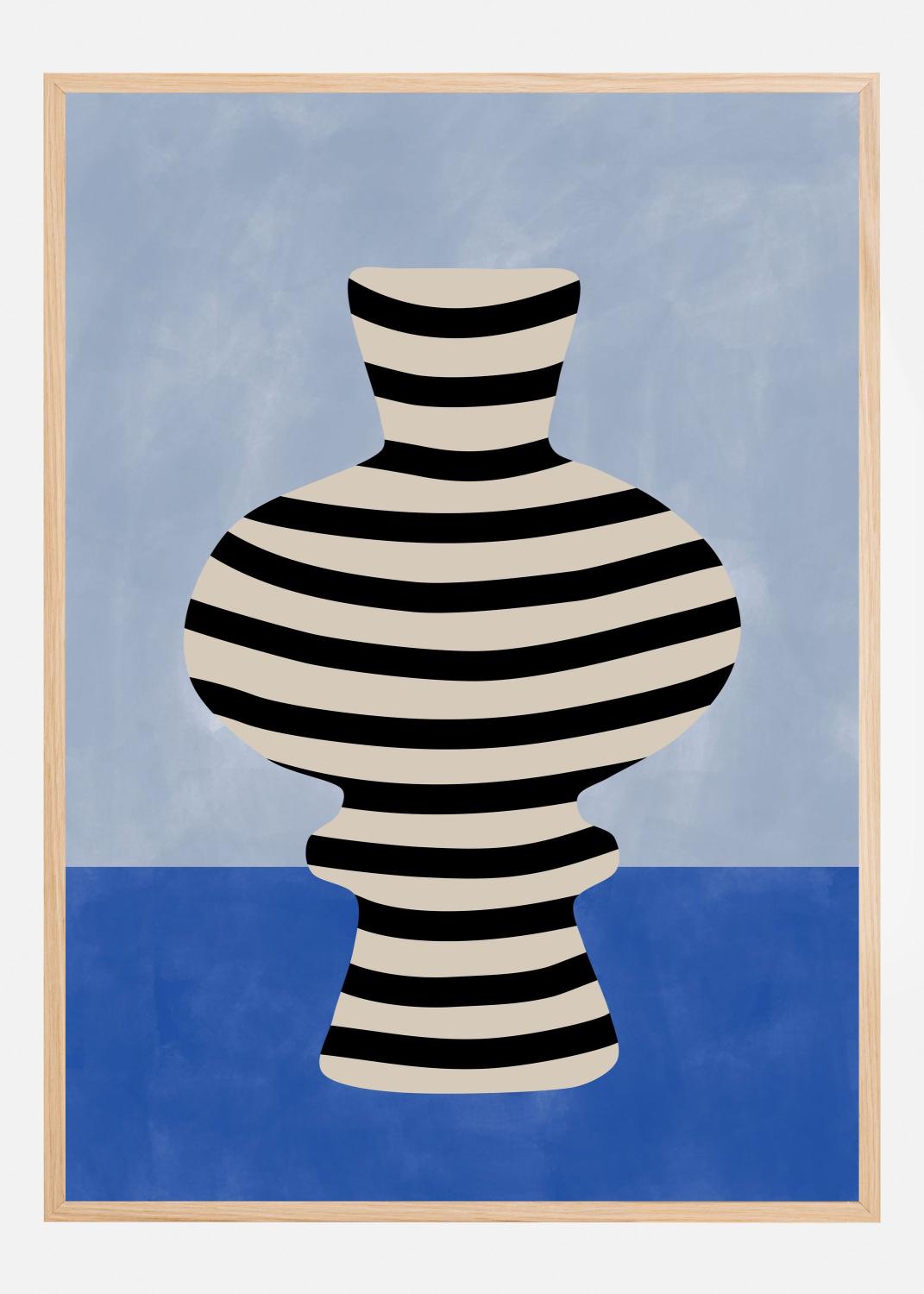 Product Image for Striped Vase II Poster (21x29.7 cm (A4))