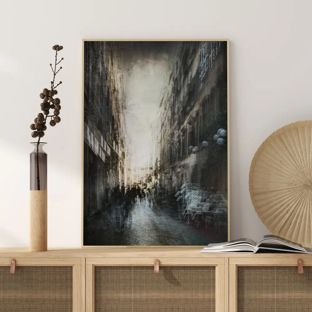 Bildverkstad Blury Street Poster