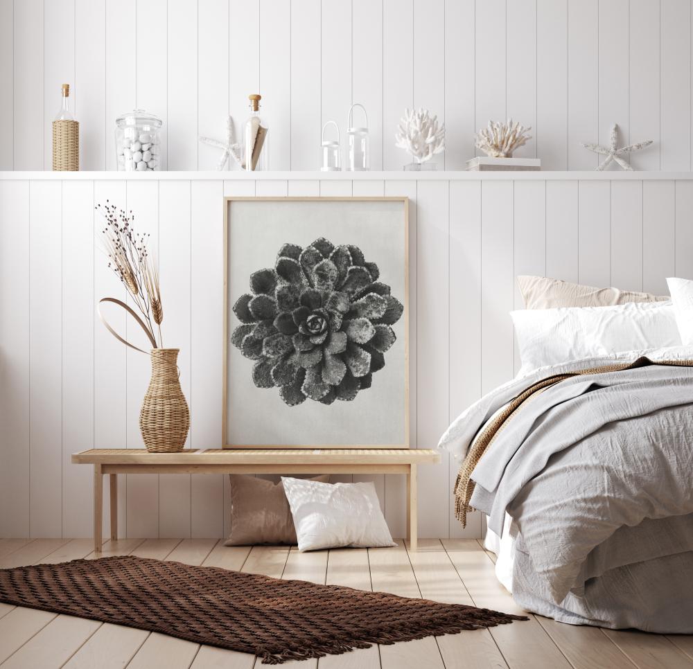 Bildverkstad Grey Flower II Poster